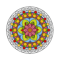 Mandala Coloring Book: Tô màu